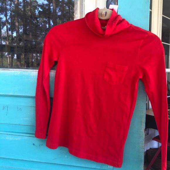 Red Crewcut girls turtleneck shirt - Picture 1 of 7